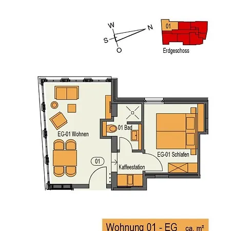 Apartment Woge2 1 Borkum